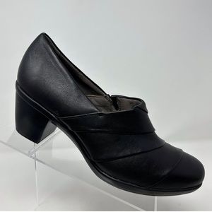 Naturalizer Electron Classic Black Leather Loafer Dress Pumps Size 9.5